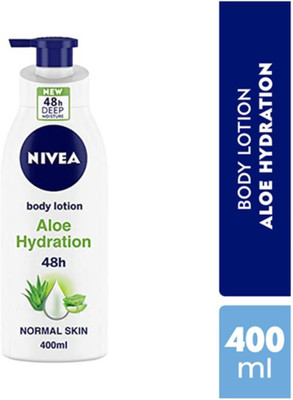 NIVEA Aloe Hydration Body lotion Pack of 1 400 ml Men and Women(400 ml)