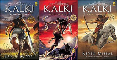 Dharmayoddha Kalki: Avatar Of Vishnu+Satyayoddha Kalki: Eye Of Brahma+Mahayoddha Kalki: Sword Of Shiva (Set Of 3 Books)(Paperback, Kevin Missal) Dharmayoddha Kalki: Avatar Of Vishnu+Satyayoddha Kalki: Eye Of Brahma+Mahayoddha Kalki: Sword Of Shiva (Set Of 3 Books)(Paperback, Kevin Missal)