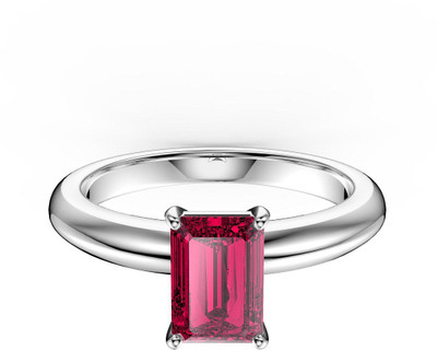 KUNDLI GEMS Manik Ring Original Precious Ruby Precious Stone Certified and Astrological Purpose for unisex Stone Ruby Silver Plated Ring