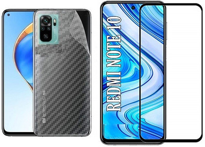 Bodoma Front and Back Screen Guard for Mi Redmi Note 10 Pro, Mi Redmi Note 10 Pro Max(Pack of 2)