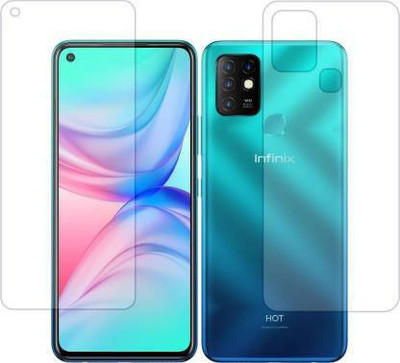 TevarSmart Front and Back Tempered Glass for Infinix Hot 10 Lite(Pack of 2)