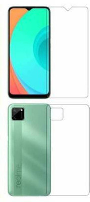 TevarSmart Front and Back Tempered Glass for Realme C11(Pack of 2)