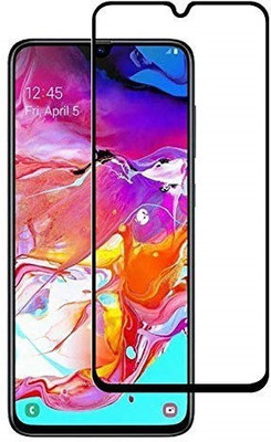 Mersal Edge To Edge Tempered Glass for Samsung Galaxy A70, (Premium Edge To Edge Full Glue Branded Glass)(Pack of 1)