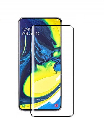 Mersal Edge To Edge Tempered Glass for Samsung Galaxy A90, (Premium Edge To Edge Full Glue Branded Glass)(Pack of 1)