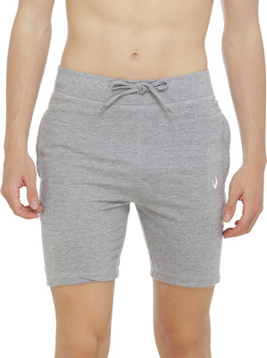 Barry and Clark Solid Men Grey Bermuda Shorts, Gym Shorts