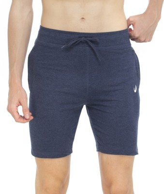 Barry and Clark Solid Men Dark Blue Bermuda Shorts, Gym Shorts