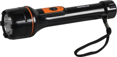 HAVELLS LHEXAUPGBNNK001 Torch (Black : Rechargeable)