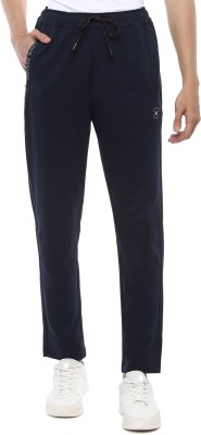 LOUIS PHILIPPE Solid Men Dark Blue Track Pants