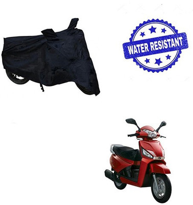 Atulit enterprises Two Wheeler Cover for Mahindra(Gusto, Black)
