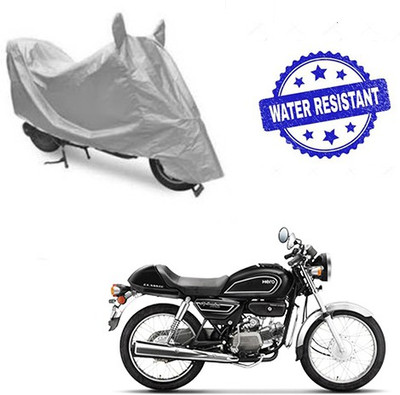 saanvi Two Wheeler Cover for Hero(Splendor Pro Classic, Silver)