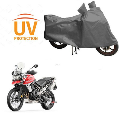 RPSENTTERPR Waterproof Two Wheeler Cover for Triumph(Tiger 800 XCA, Grey)