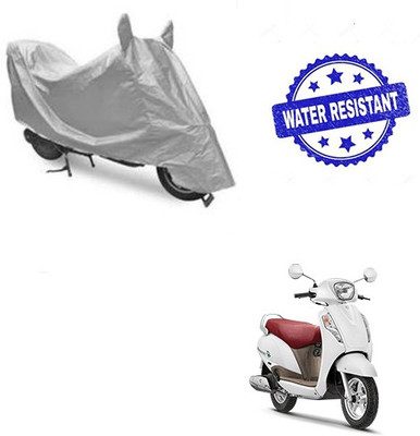THE REAL ARV Waterproof Two Wheeler Cover for Suzuki(Access, Silver)