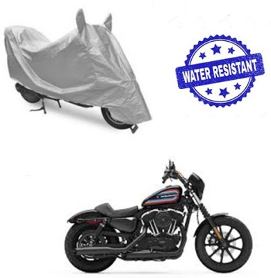 saanvi Two Wheeler Cover for Harley Davidson(XL 1200, Silver)