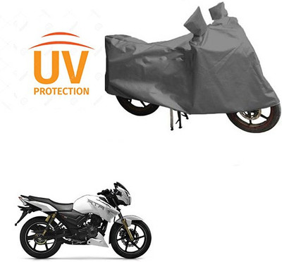 RPSENTTERPR Waterproof Two Wheeler Cover for TVS(Apache RTR 180, Grey)
