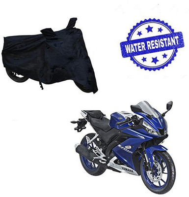 Atulit enterprises Two Wheeler Cover for Yamaha(R15, Black)