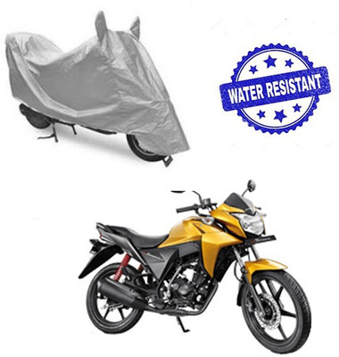 Atulit enterprises Two Wheeler Cover for Honda(CB Twister, Silver)