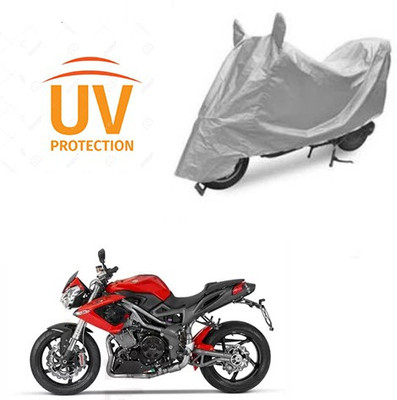 HYBRIDS COLLECTION Waterproof Two Wheeler Cover for DSK Benelli(TNT R, Silver)