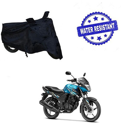 saanvi Two Wheeler Cover for Yamaha(SZ-RR, Black)