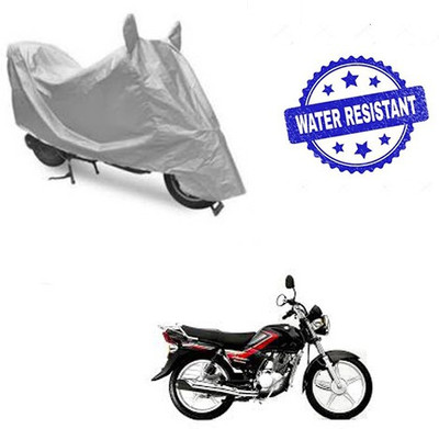 saanvi Two Wheeler Cover for Suzuki(Heat, Silver)
