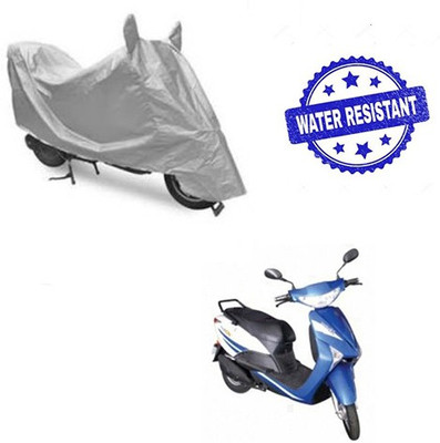 saanvi Two Wheeler Cover for Indus(Yo Xplor, Silver)