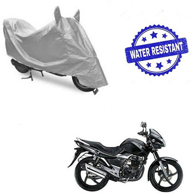Atulit enterprises Two Wheeler Cover for Suzuki(GS 150R, Silver)