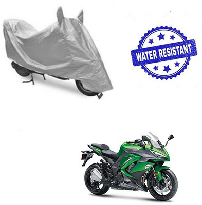 HYBRIDS COLLECTION Waterproof Two Wheeler Cover for Kawasaki(Ninja 1000, Silver)