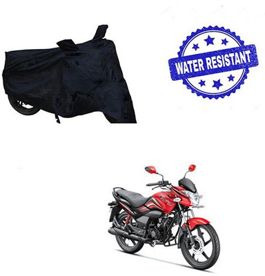 saanvi Two Wheeler Cover for Hero(Passion Xpro, Black)