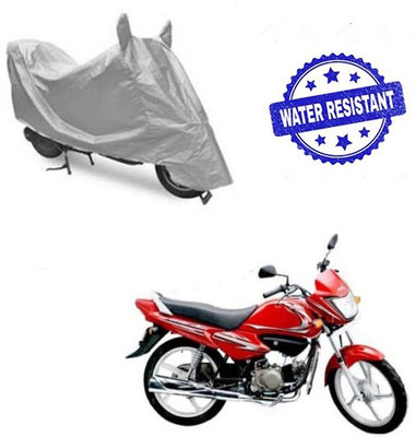 saanvi Two Wheeler Cover for Hero(Splendor NXG, Silver)