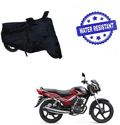 Atulit enterprises Two Wheeler Cover for TVS(Star City, Black)