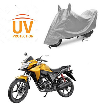 Atulit enterprises Two Wheeler Cover for Honda(CB Twister, Silver)