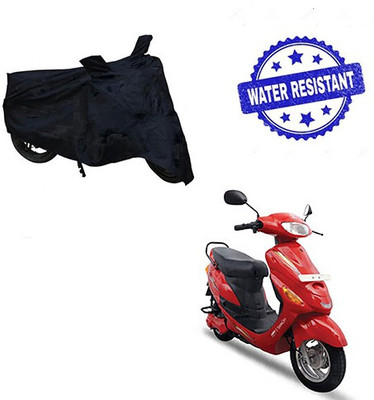 saanvi Two Wheeler Cover for Hero(E Sprint, Black)