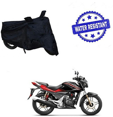 saanvi Two Wheeler Cover for Honda(CBZ Extreme, Black)