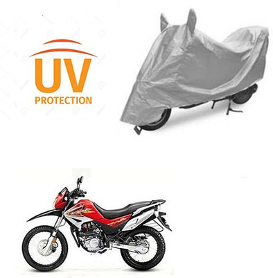 Feel heaven Two Wheeler Cover for Hero(Impulse, Silver)