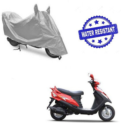 Atulit enterprises Two Wheeler Cover for Mahindra(Flyte, Silver)