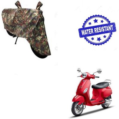 Atulit enterprises Waterproof Two Wheeler Cover for Piaggio(Vespa VXL, Multicolor)