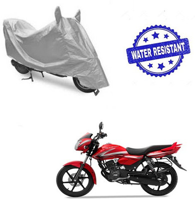 HYBRIDS COLLECTION Waterproof Two Wheeler Cover for TVS(Phoenix, Silver)