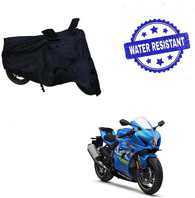 Atulit enterprises Two Wheeler Cover for Suzuki(GSX, Black)