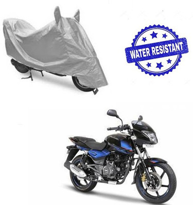Atulit enterprises Two Wheeler Cover for Bajaj(Pulsar 150 DTS-i, Silver)