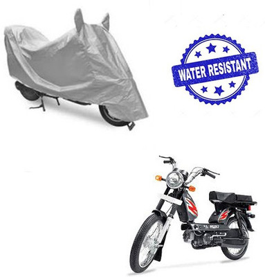 saanvi Two Wheeler Cover for TVS(Heavy Duty Super XL, Silver)