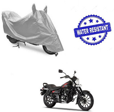 saanvi Two Wheeler Cover for Bajaj(Avenger 220 Street, Silver)