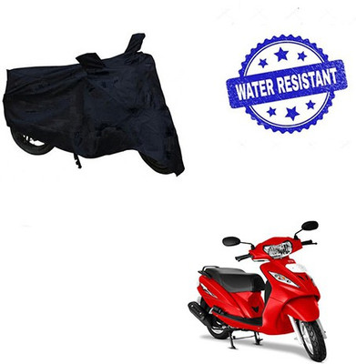 Atulit enterprises Two Wheeler Cover for TVS(Wego, Black)