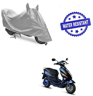 saanvi Two Wheeler Cover for Hero(Electric Cruz, Silver)