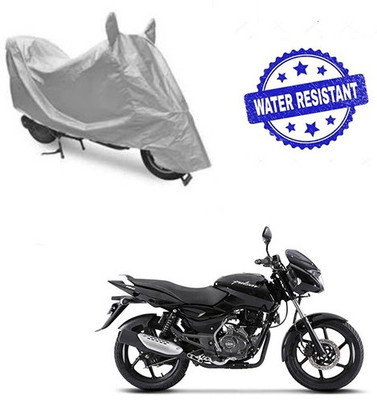 THE REAL ARV Waterproof Two Wheeler Cover for Bajaj(Pulsar, Silver)