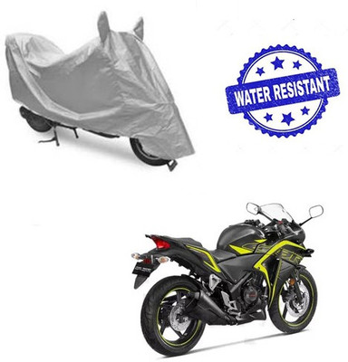 THE REAL ARV Waterproof Two Wheeler Cover for Honda(CBR 250R, Silver)