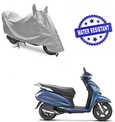 Atulit enterprises Waterproof Two Wheeler Cover for Honda(Activa 125, Silver)