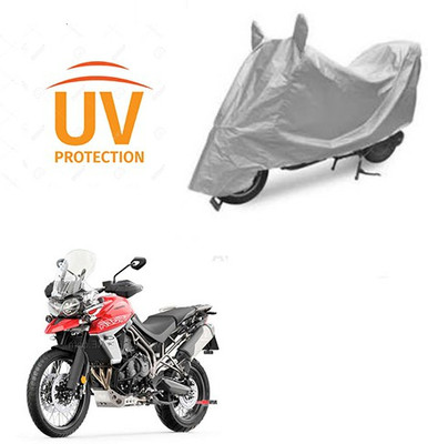 HYBRIDS COLLECTION Waterproof Two Wheeler Cover for Triumph(Tiger 800 XCA, Silver)