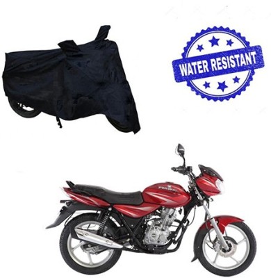 Atulit enterprises Two Wheeler Cover for Bajaj(Discover 125 DTS-i, Black)