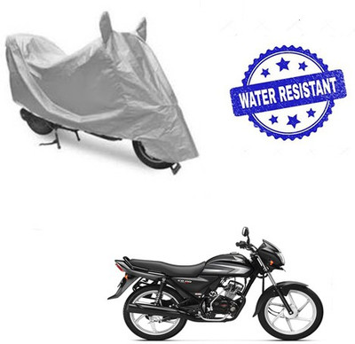 HYBRIDS COLLECTION Waterproof Two Wheeler Cover for Honda(CD, Silver)