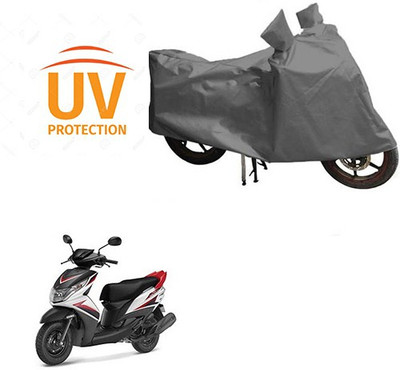 Atulit enterprises Waterproof Two Wheeler Cover for Yamaha(Ray Z, Grey)