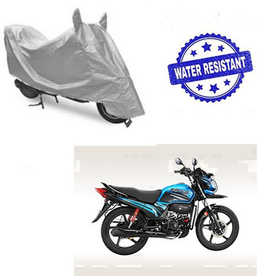 HYBRIDS COLLECTION Waterproof Two Wheeler Cover for Honda(Passion Pro TR, Silver)